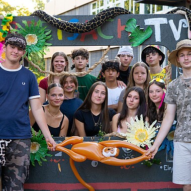 Gruppenbild Lagerparlament bei der GoWild Party im Camp Breisach 2026