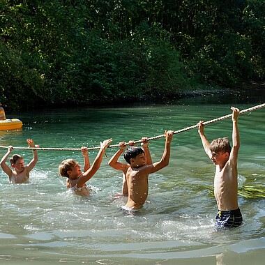 Symbolbild Möhlinhangeln beim Lagerwettstreit im Camp Breisach 2026