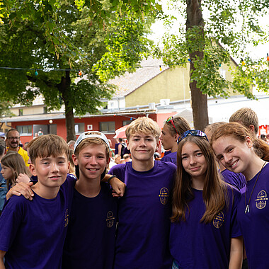 Gruppenbild Teilnehmer beim Tag des offenen Zeltes im Camp Breisach 2026