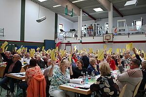 Abstimmung beim Landesturntag 2026