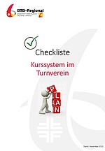 Cover Checkliste Kurssystem im Turnverein