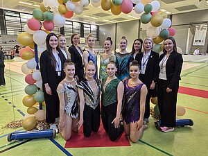 Badische Teilnehmerinnen in der Klasse K10 und alle Kamprichter beim Regio-Cup Süd-West - Gymnastik 2026