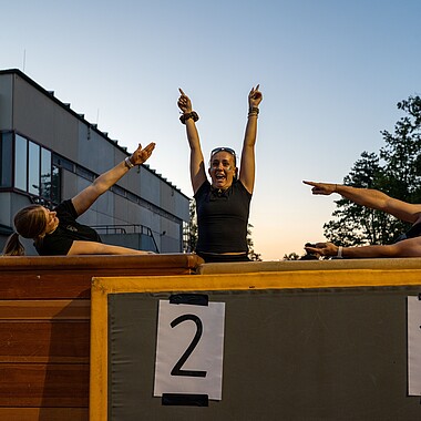 Symbolbild Nummer 2 ist richtig bei einem Spiel beim Spiel ohne Grenzen im Camp Breisach 2026