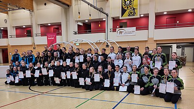 Teilnehmerfeld beim Baden Cup Rhönradturnen 2026