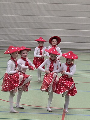 Teilnehmergruppe Aquarell des TV Lahr bei Auftritt beim Baden-Württemberg Finale Dance 2025