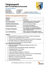 Bild Tätigkeitsprofil Übungsleiter