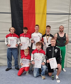 Gruppenbild: Alle Badischen Teilnehmer beim Deutschland-Cup männlich 2026