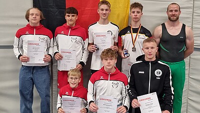 Gruppenbild: Alle Badischen Teilnehmer beim Deutschland-Cup männlich 2026