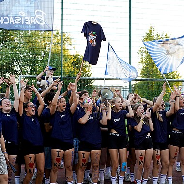 Symbolbild Karlsruhe beim anfeuern beim Spiel ohne Grenzen im Camp Breisach 2026