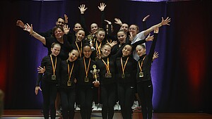 Gruppenbild Teilnehmerinnen bei Aerobic DM 2026 in Buchholz
