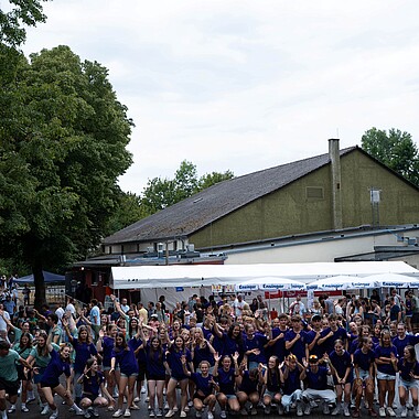 Gruppenauftritt der Ortenau beim Tag des offenen Zeltes im Camp Breisach 2026