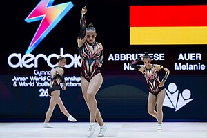 JWM Aerobic 2026 Trio Junior im Wettkampf