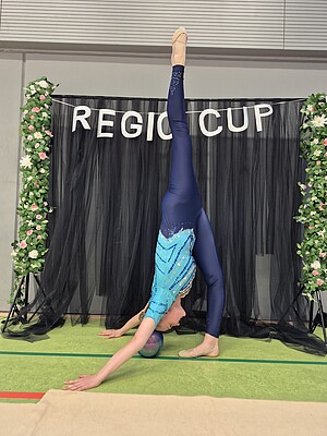 Hannah Epp beim Regio-Cup Süd-West Gymnastik 2026