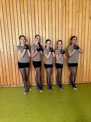 Gruppenbild: Jugend Dance Gruppe beim Landesturnfest 2026 in Konstanzh