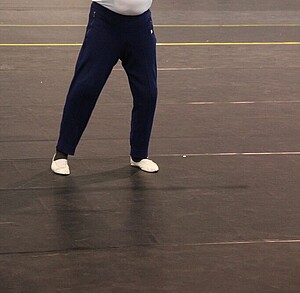 Symbolbild alter Mann beim Sport treiben