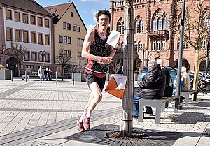 OL-Läufer an Posten