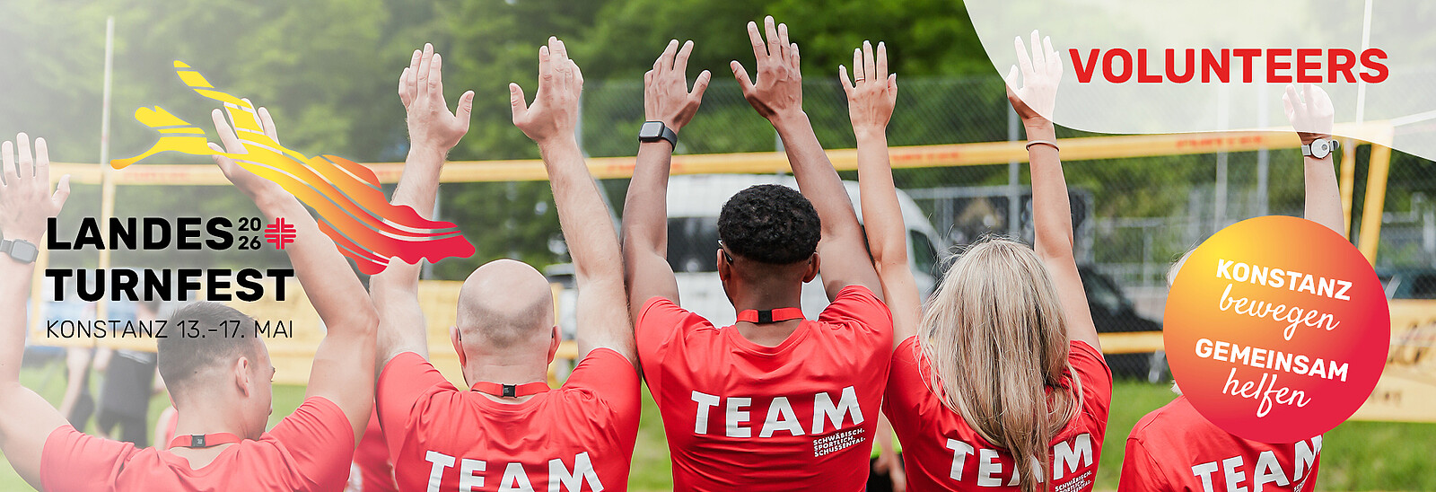 Slider Key Visual Volunteers Landesturnfest