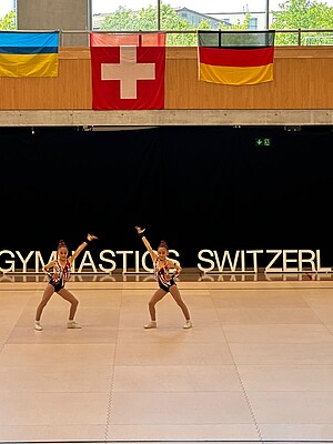 Symbolbild Aerobic Dou bei Auftritt bei den Swiss Open 2026