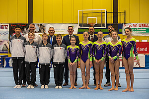 Gruppenbild Badische Auswahl mit Trainern bei Deutsch-Französischem Wettkampf 2025
