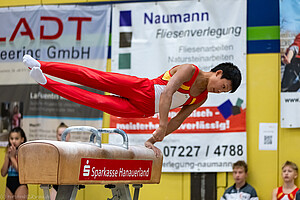 Symbolbild Badische Turner turnt Pferd bei Deutsch-Französischem Wettkampf 2025