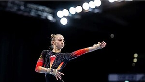 Luna Zimmermann in Aktion