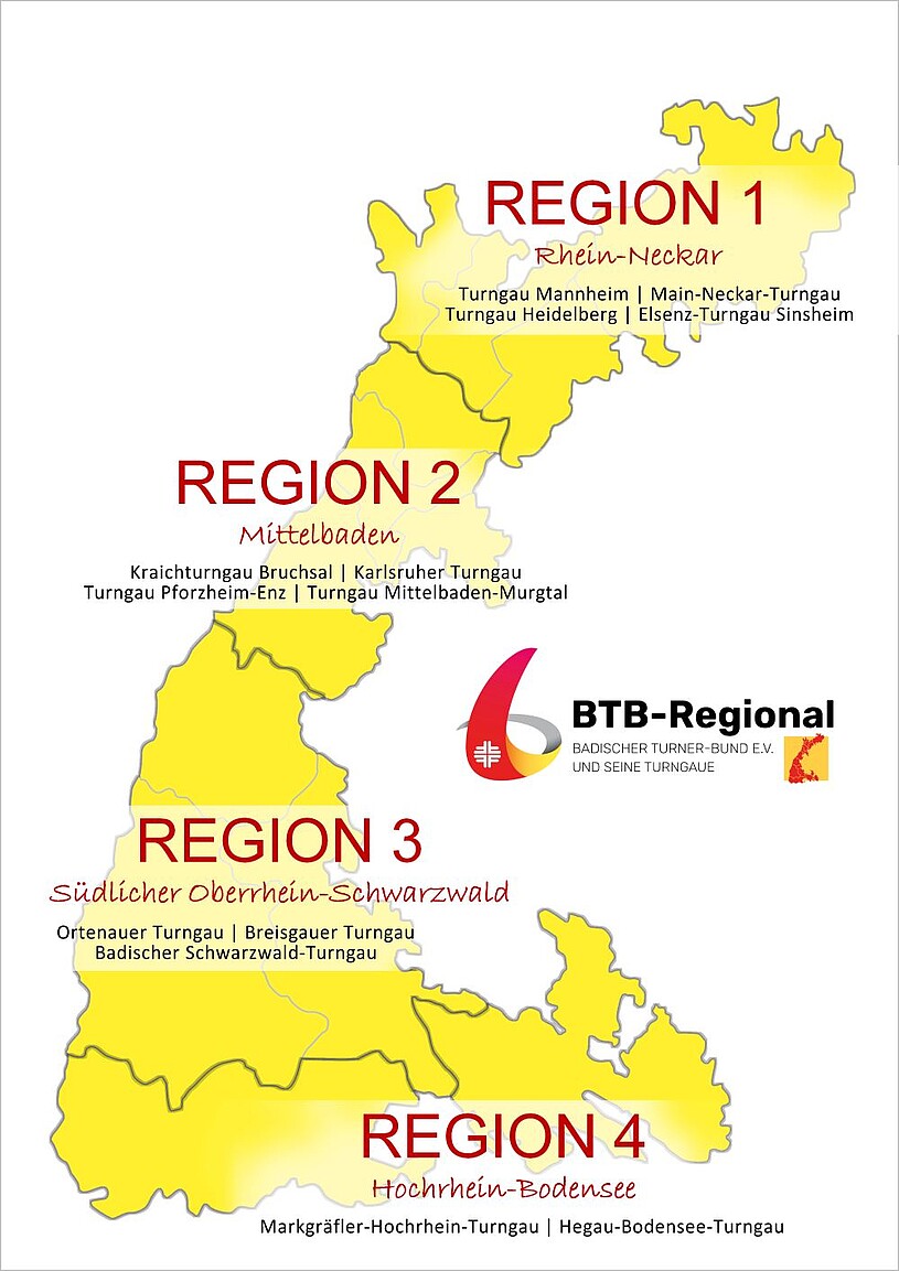 Turngaukarte Regionen 2023