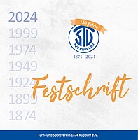 Titelseite Festschrift des TuS Rüppurr 2024
