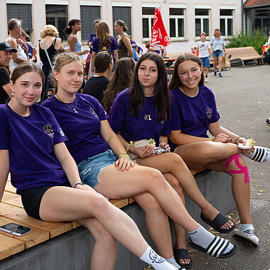 Gruppenbild Teilnehmer beim Tag offenen Zeltes im Camp Breisach 2026