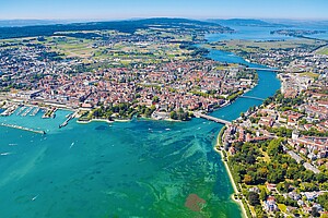 Konstanz aus der Vogelperspektive.