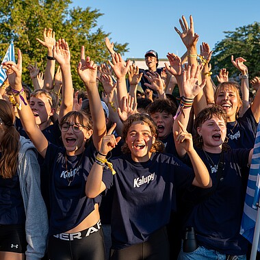 Gruppenbild Karlsruhe beim Spiel ohne Grenzen im Camp Breisach 2026