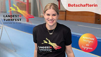 Keyvisual LTF: Botschafterin Elisabeth Seitz